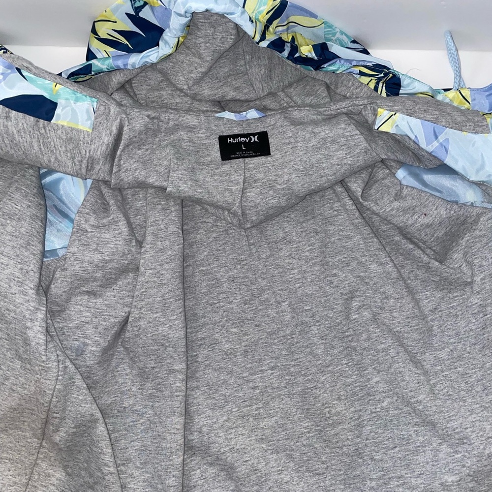 NWT Hurley Glacier Blue Urban Windbreaker - Picture 9 of 10